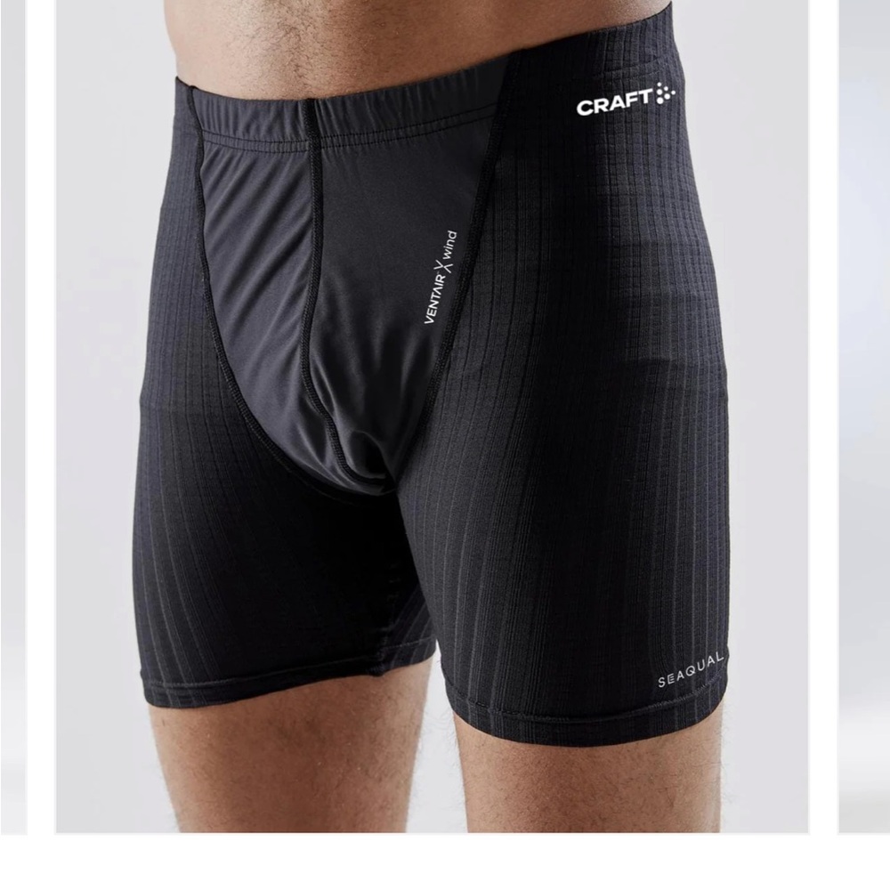 Men's Active Extreme X Wind Boxer - Black/Granite lot of two!